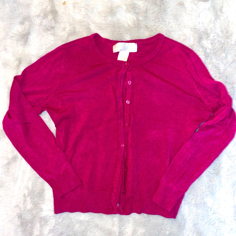 Button front sweater